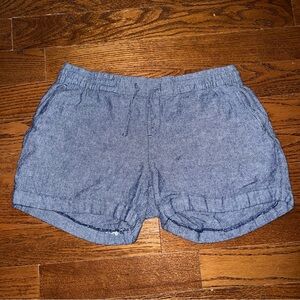 Old Navy Mid-Rise Linen-Blend Shorts - 4-inch inseam. Chambray Blue. Size L